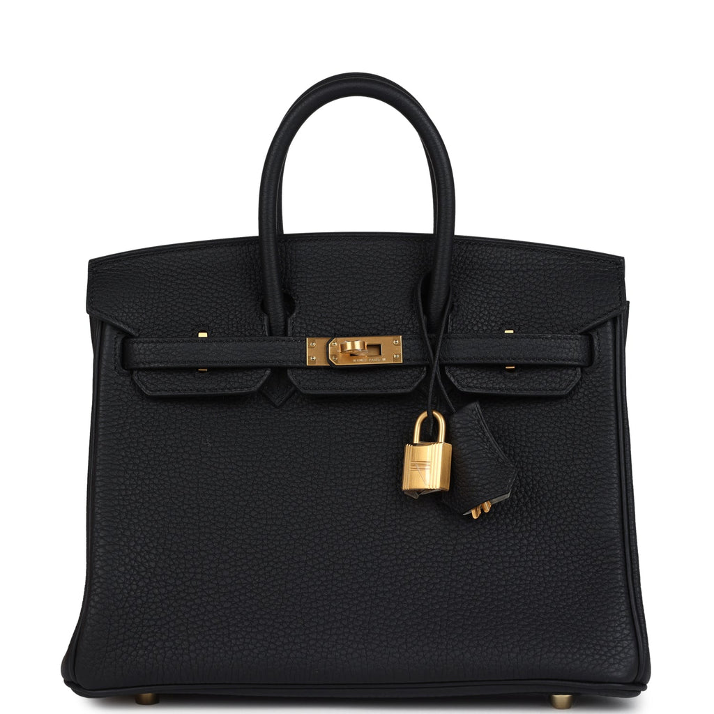 Hermès HSS Birkin 25 Black Verso Togo Bag - Brushed Gold Hardware 2 Hermès HSS Birkin 25 Black Verso Togo Bag - Brushed Gold Hardware - Image 2