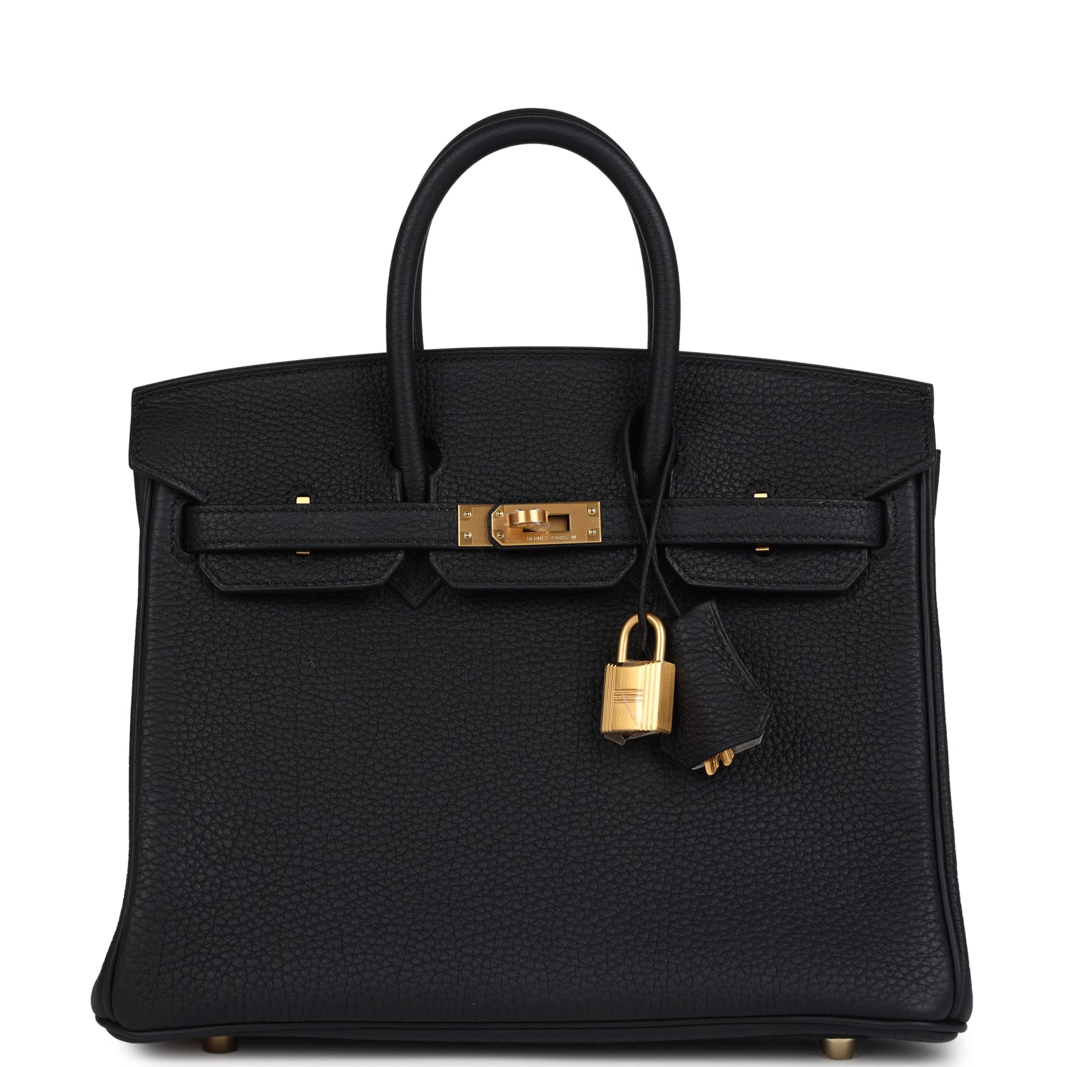 Hermès HSS Birkin 25 Black Verso Togo Bag - Brushed Gold Hardware 3 Hermès HSS Birkin 25 Black Verso Togo Bag - Brushed Gold Hardware - Image 3