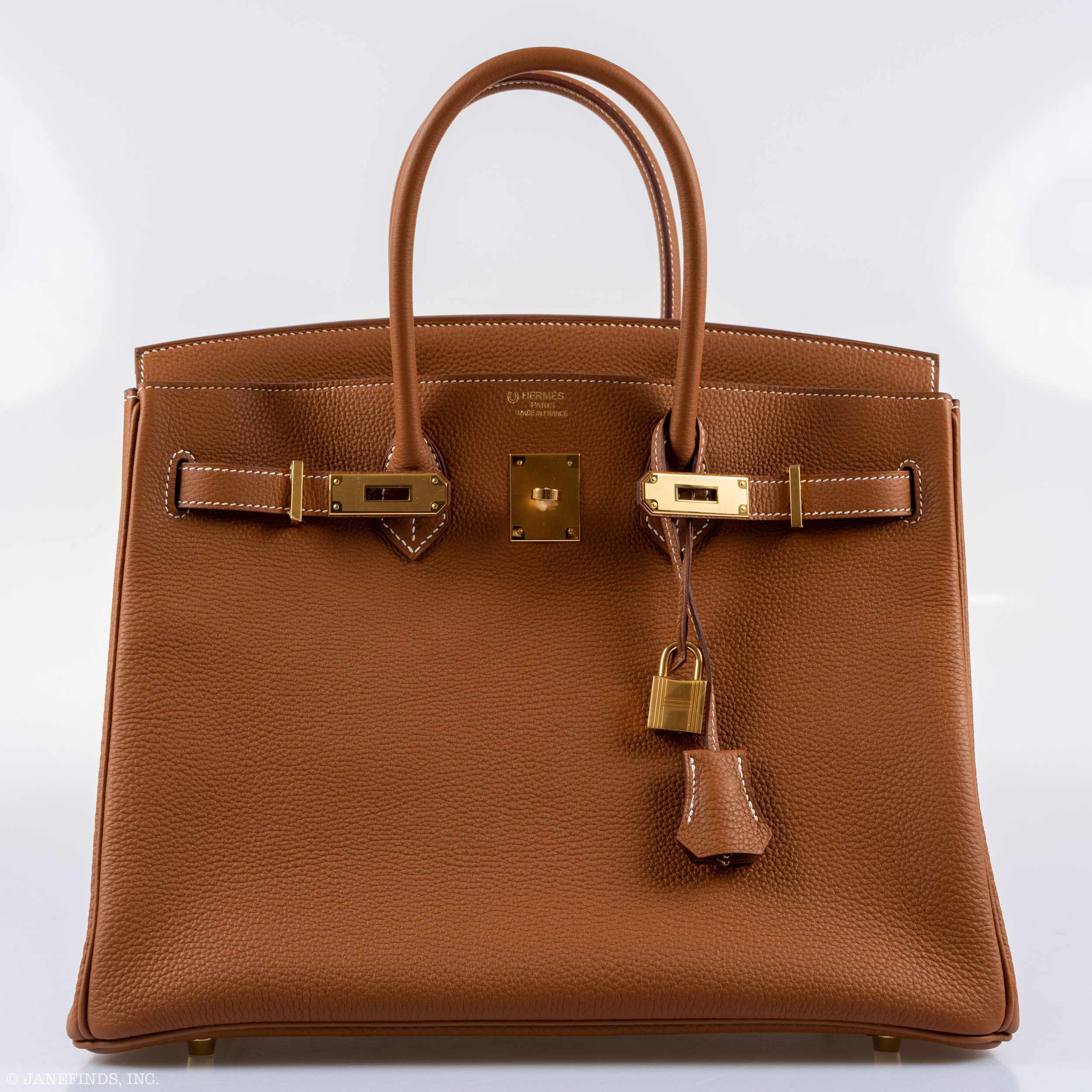 Hermès Birkin Gold Togo 35 HSS - Elegant Gold Hardware 5 Hermès Birkin Gold Togo 35 HSS - Elegant Gold Hardware - Image 5