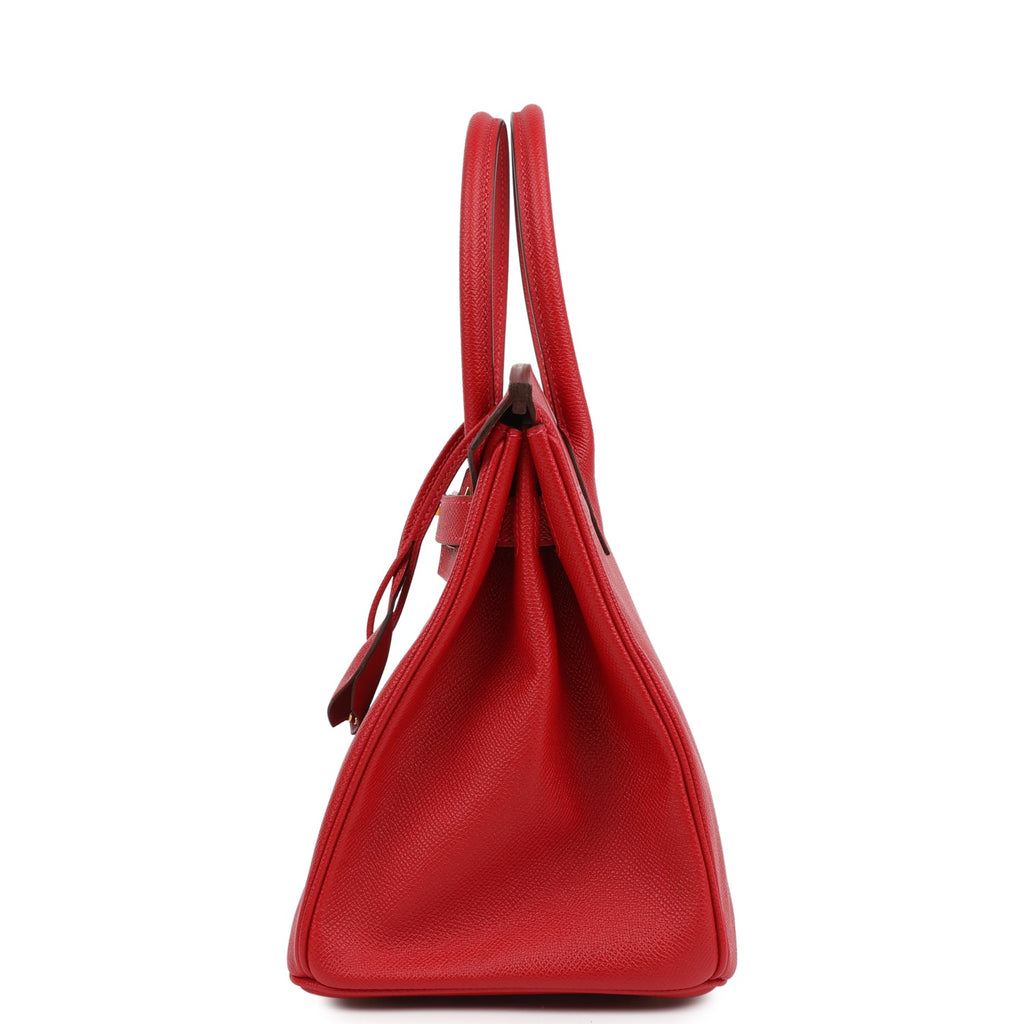 Hermès HSS Birkin 30 Rouge Casaque Bag - Exquisite Epsom Leather & Gold Hardware 6 Hermès HSS Birkin 30 Rouge Casaque Bag - Exquisite Epsom Leather & Gold Hardware - Image 6