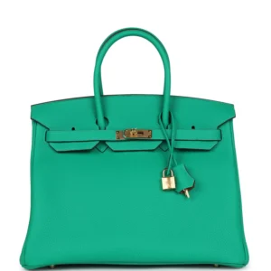 Hermès HSS Birkin 35 Menthe Verso Togo Gold Hardware - Special Order