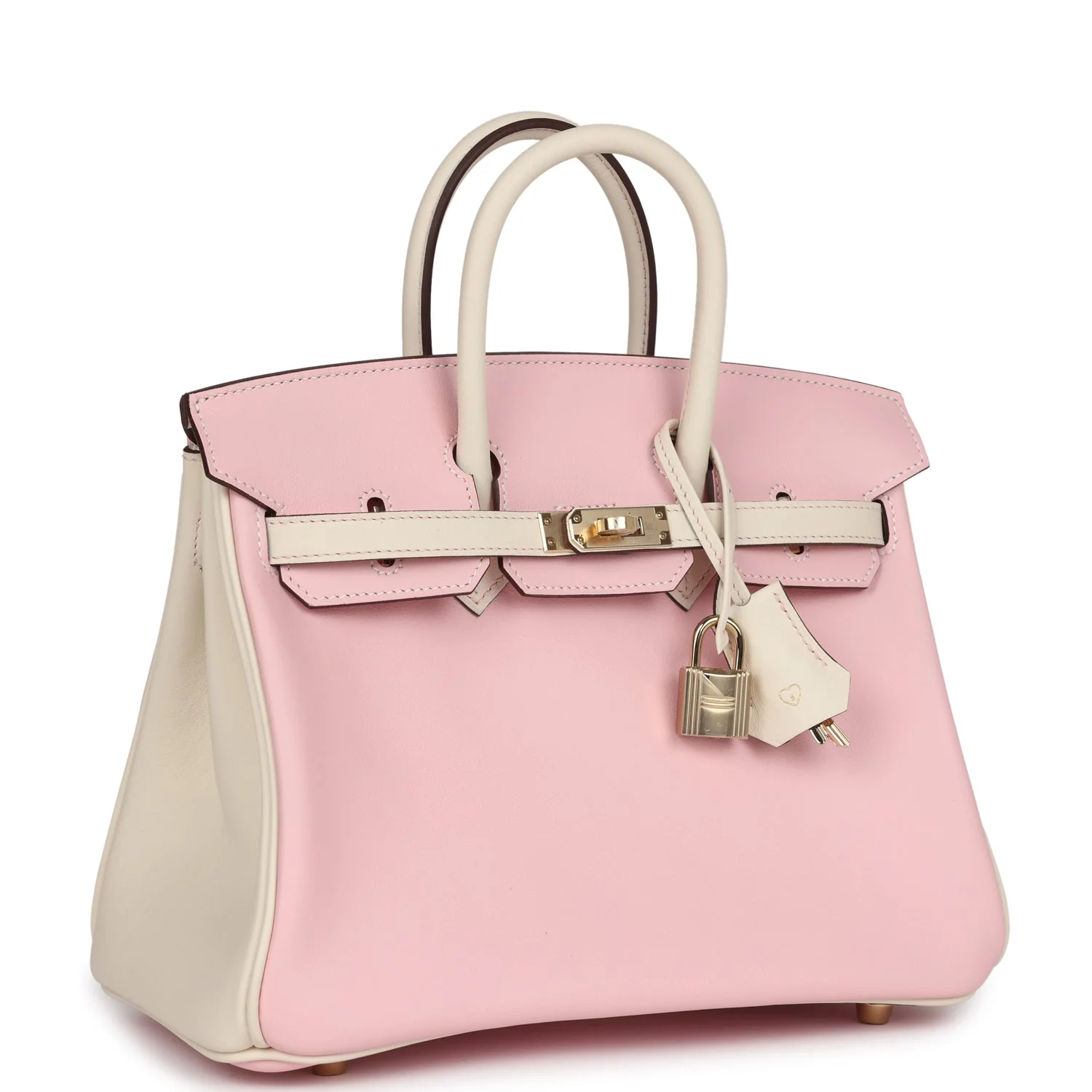 Hermès Special Order Birkin 25 in Rose Sakura - Nata Swift, Permabrass Hardware 5 Hermès Special Order Birkin 25 in Rose Sakura - Nata Swift, Permabrass Hardware - Image 5
