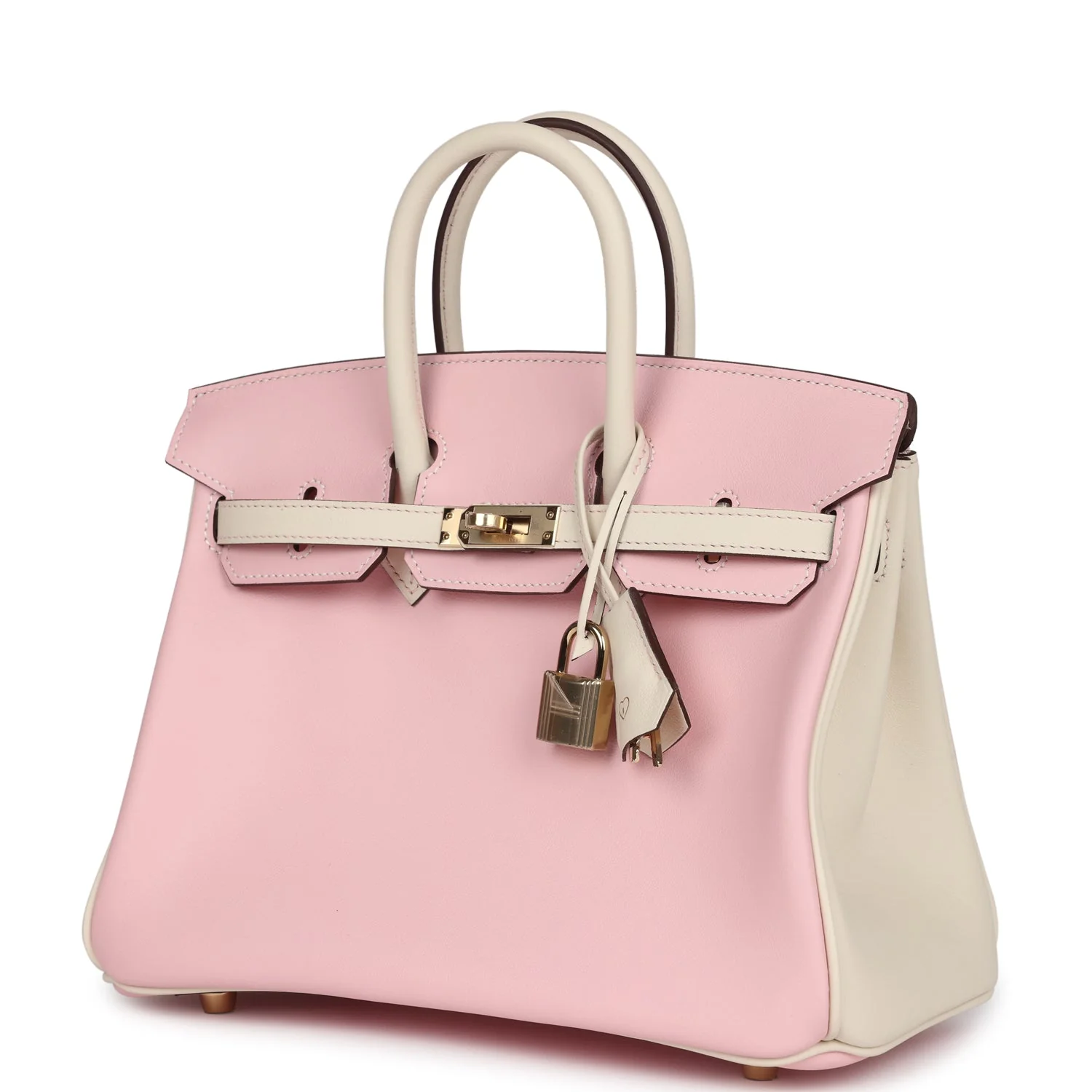 Hermès Special Order Birkin 25 in Rose Sakura - Nata Swift, Permabrass Hardware 4 Hermès Special Order Birkin 25 in Rose Sakura - Nata Swift, Permabrass Hardware - Image 4