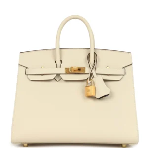Hermès Special Order Birkin Sellier 25 Craie Epsom Gold Hardware 12 Hermès Special Order Birkin Sellier 25 Craie Epsom Gold Hardware