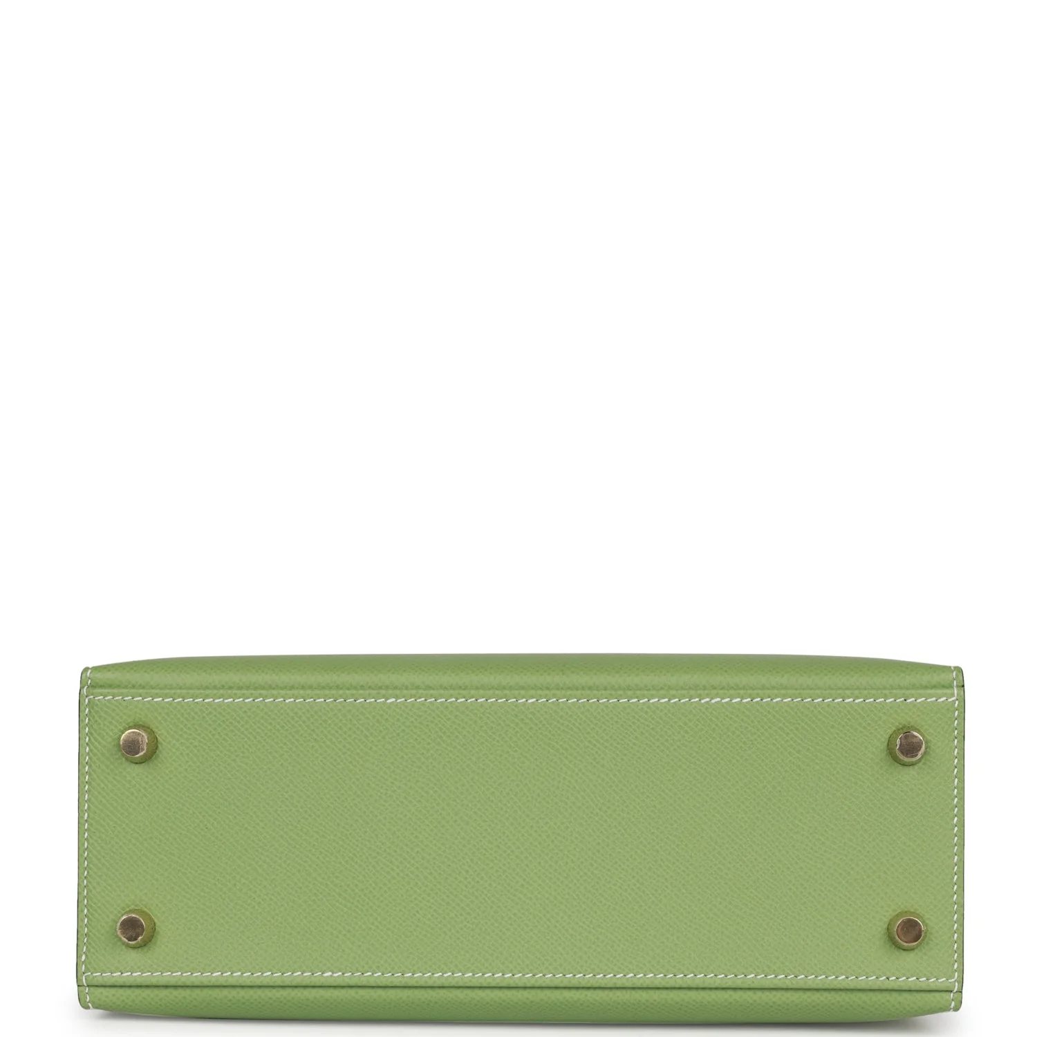 Hermès Special Order Kelly Sellier 25 - Vert Criquet Epsom, Permabrass Hardware 2 Hermès Special Order Kelly Sellier 25 - Vert Criquet Epsom, Permabrass Hardware - Image 2