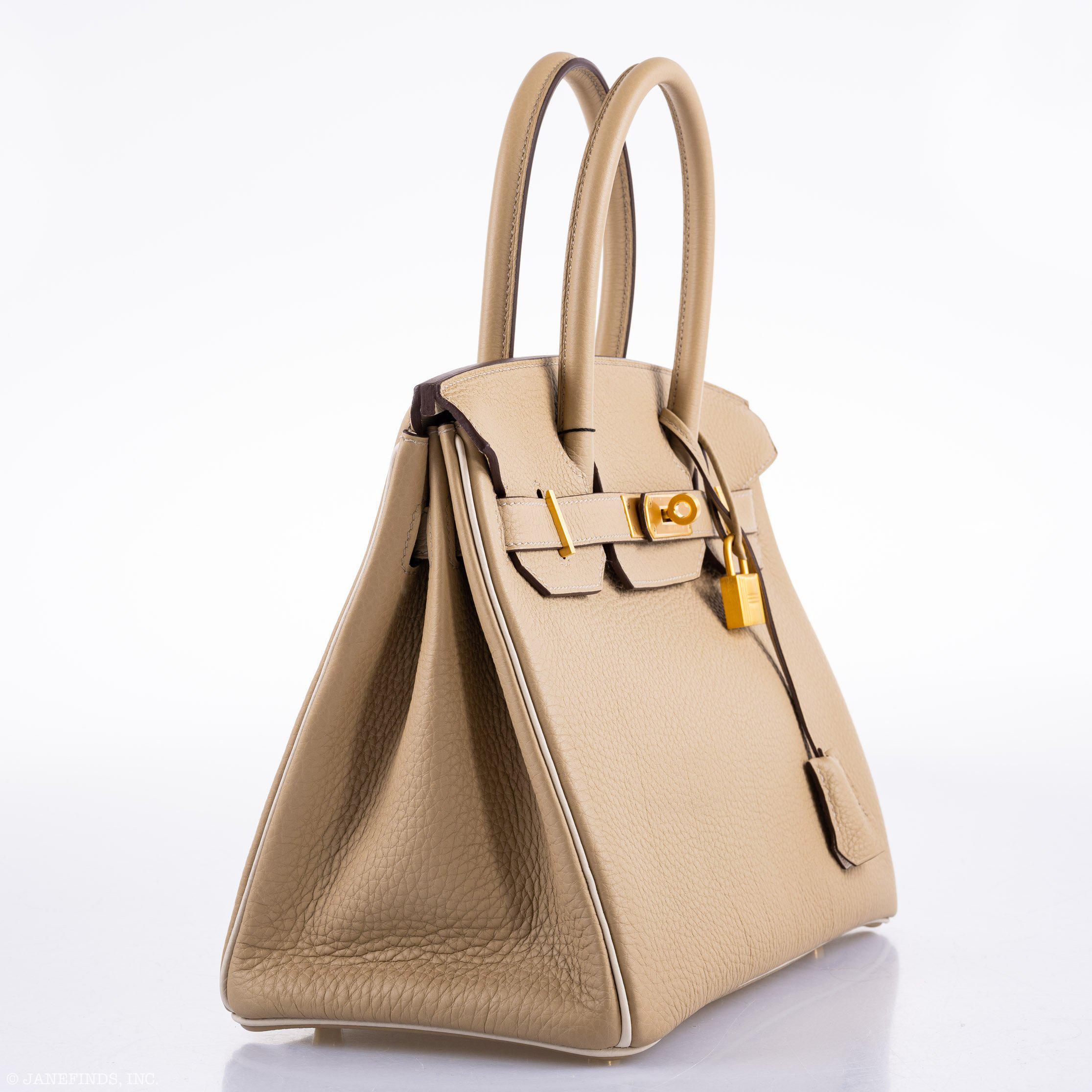 Hermès Birkin 30 HSS Trench & Craie Piping Togo Bag 7 Hermès Birkin 30 HSS Trench & Craie Piping Togo Bag - Image 7