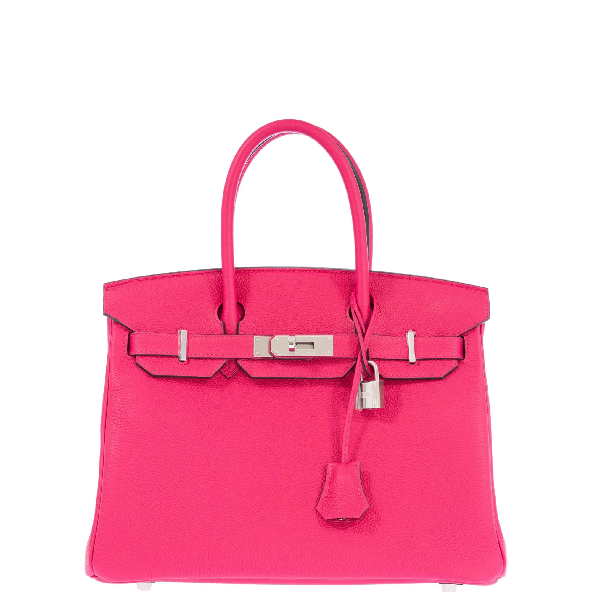 Hermès HSS Birkin 30 - Chevre Leather, rose shocking Palladium Hardware 2 Hermès HSS Birkin 30 - Chevre Leather, rose shocking Palladium Hardware - Image 2