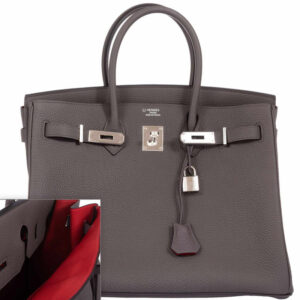 Hermes-Birkin-35-HSS-Bi-Color-Etain-Rouge-Vif-Togo-Palladium-Hardware