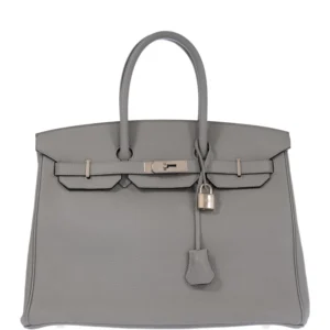 Hermes-Birkin-35-HSS-Bi-Color-Gris-Mouette-Vert-Fonce-Togo-Palladium-Hardware