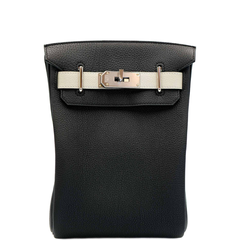 Hermès Birkin HSS HAC A Dos PM - Black Togo & Craie Swift - Palladium Hardware 7 Hermès Birkin HSS HAC A Dos PM - Black Togo & Craie Swift - Palladium Hardware - Image 7