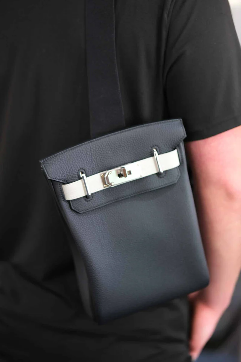 Hermès Birkin HSS HAC A Dos PM - Black Togo & Craie Swift - Palladium Hardware 3 Hermès Birkin HSS HAC A Dos PM - Black Togo & Craie Swift - Palladium Hardware - Image 3