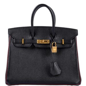 Hermes-HSS-Birkin-25-Black-and-Rouge-H-Chevre-Gold-Hardware
