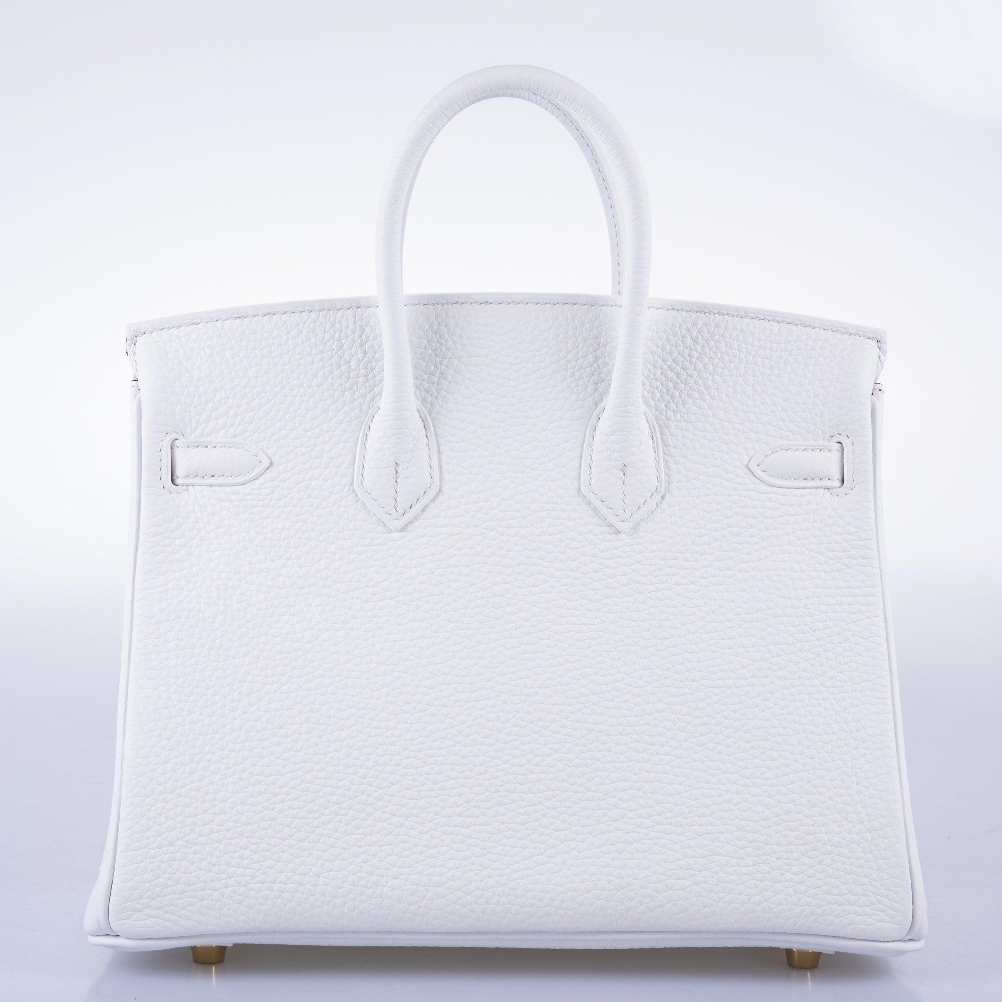 Hermès HSS Birkin 25: White Togo, Rose Pourpre Interior, Brushed Gold Hardware 7 Hermès HSS Birkin 25: White Togo, Rose Pourpre Interior, Brushed Gold Hardware - Image 7