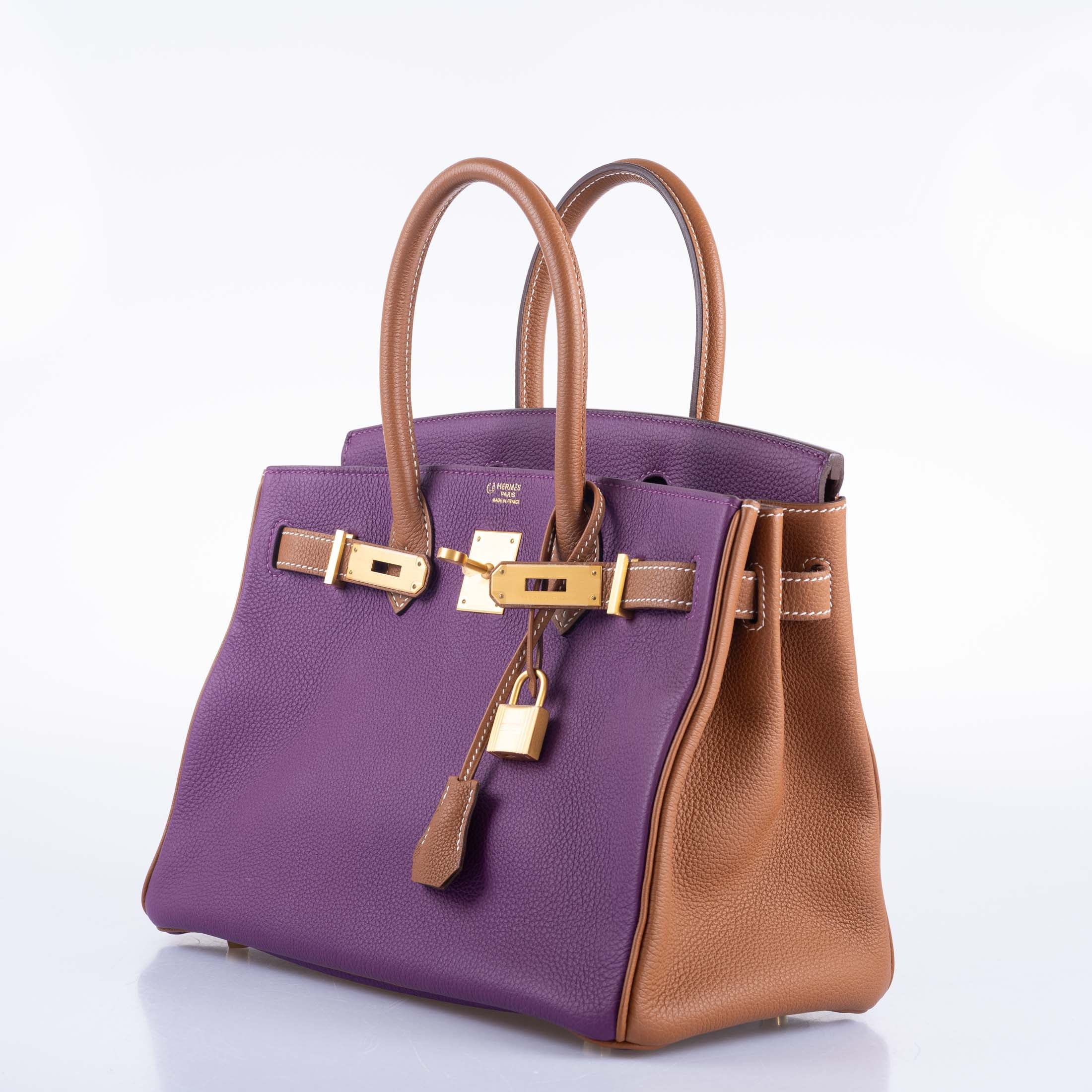 Hermès HSS Birkin 30 Anemone: Elegant Gold Hardware, Togo Leather 2 Hermès HSS Birkin 30 Anemone: Elegant Gold Hardware, Togo Leather - Image 2