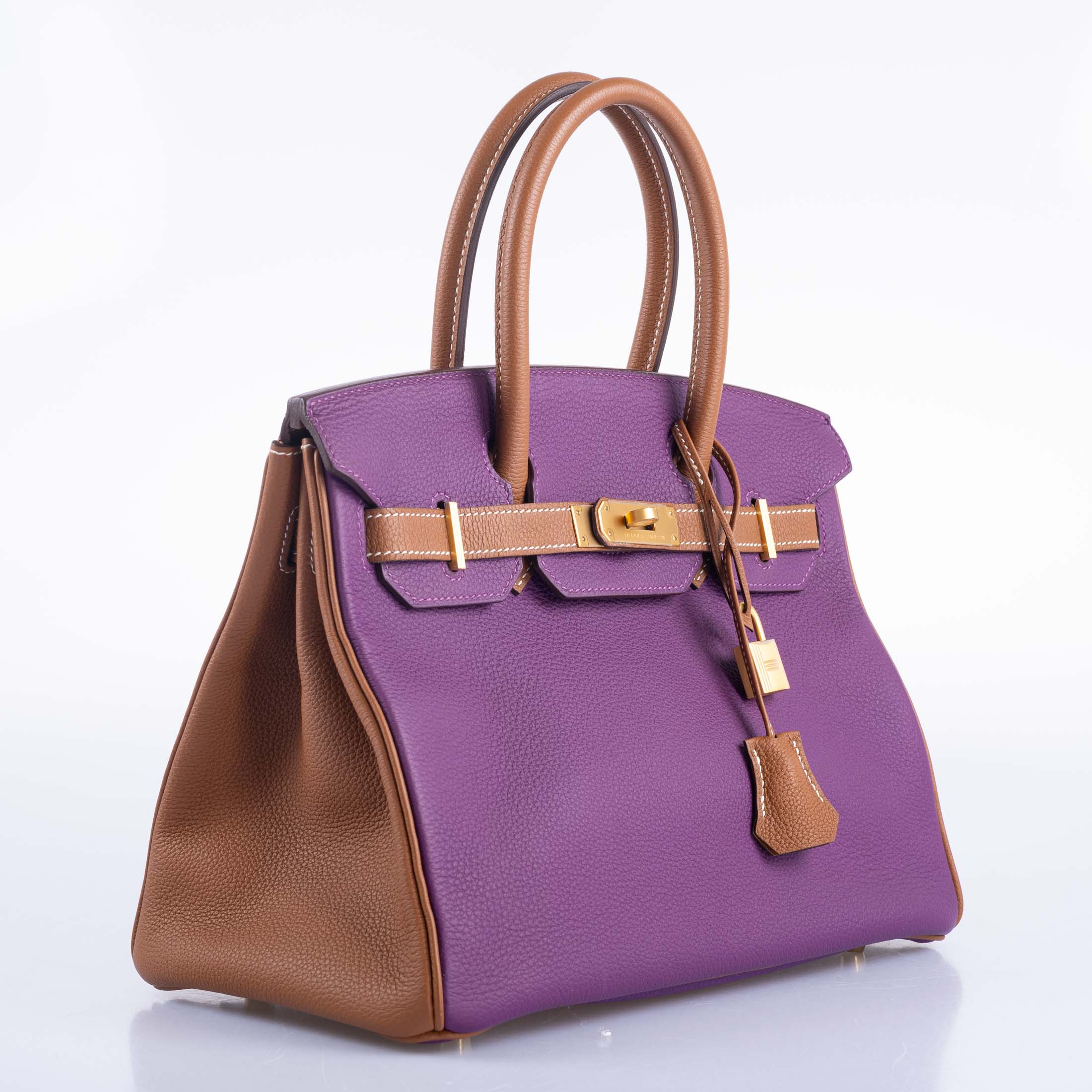 Hermès HSS Birkin 30 Anemone: Elegant Gold Hardware, Togo Leather 6 Hermès HSS Birkin 30 Anemone: Elegant Gold Hardware, Togo Leather - Image 6