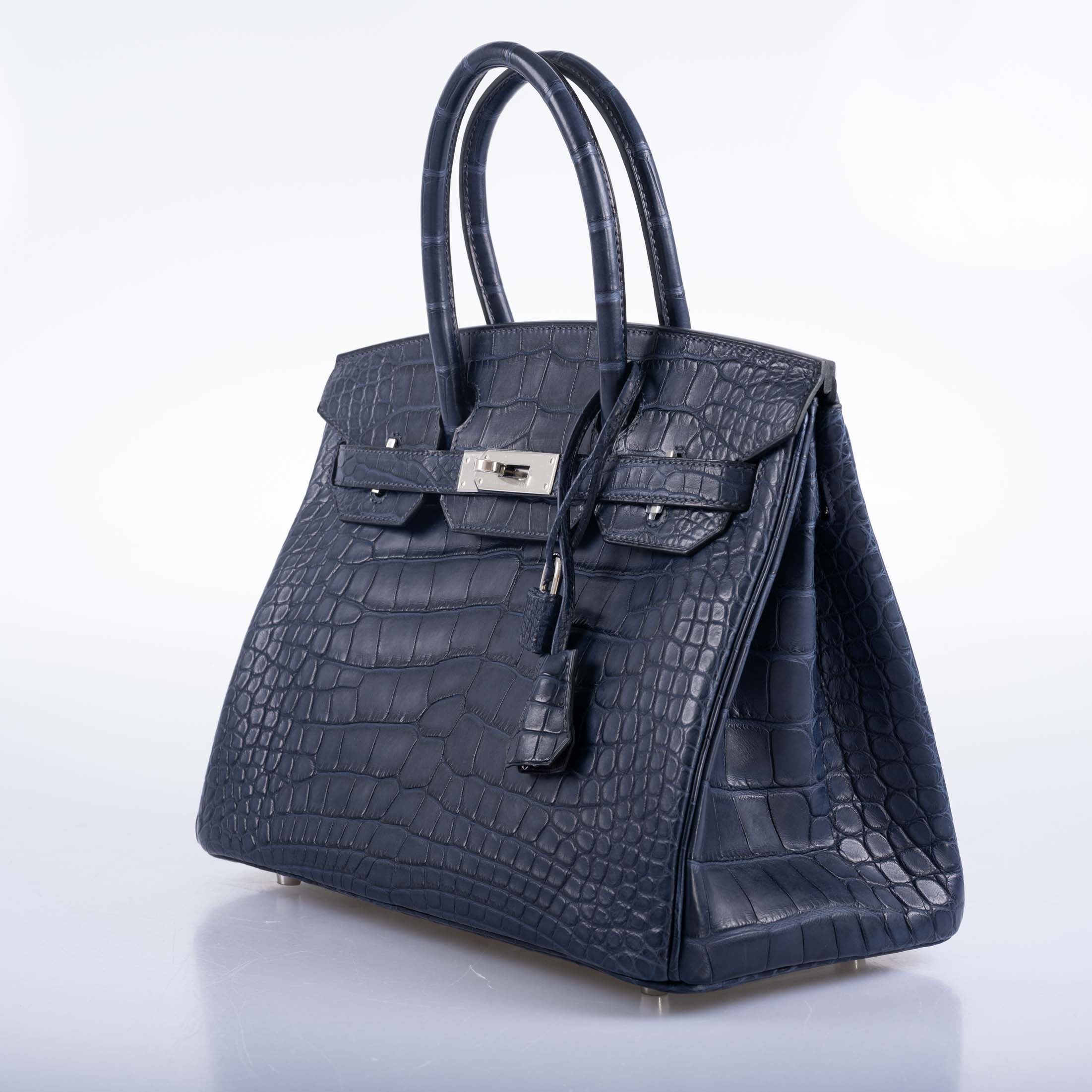 Hermès HSS Birkin 30 Blue Marine Alligator - Exquisite Design & Quality 8 Hermès HSS Birkin 30 Blue Marine Alligator - Exquisite Design & Quality - Image 8