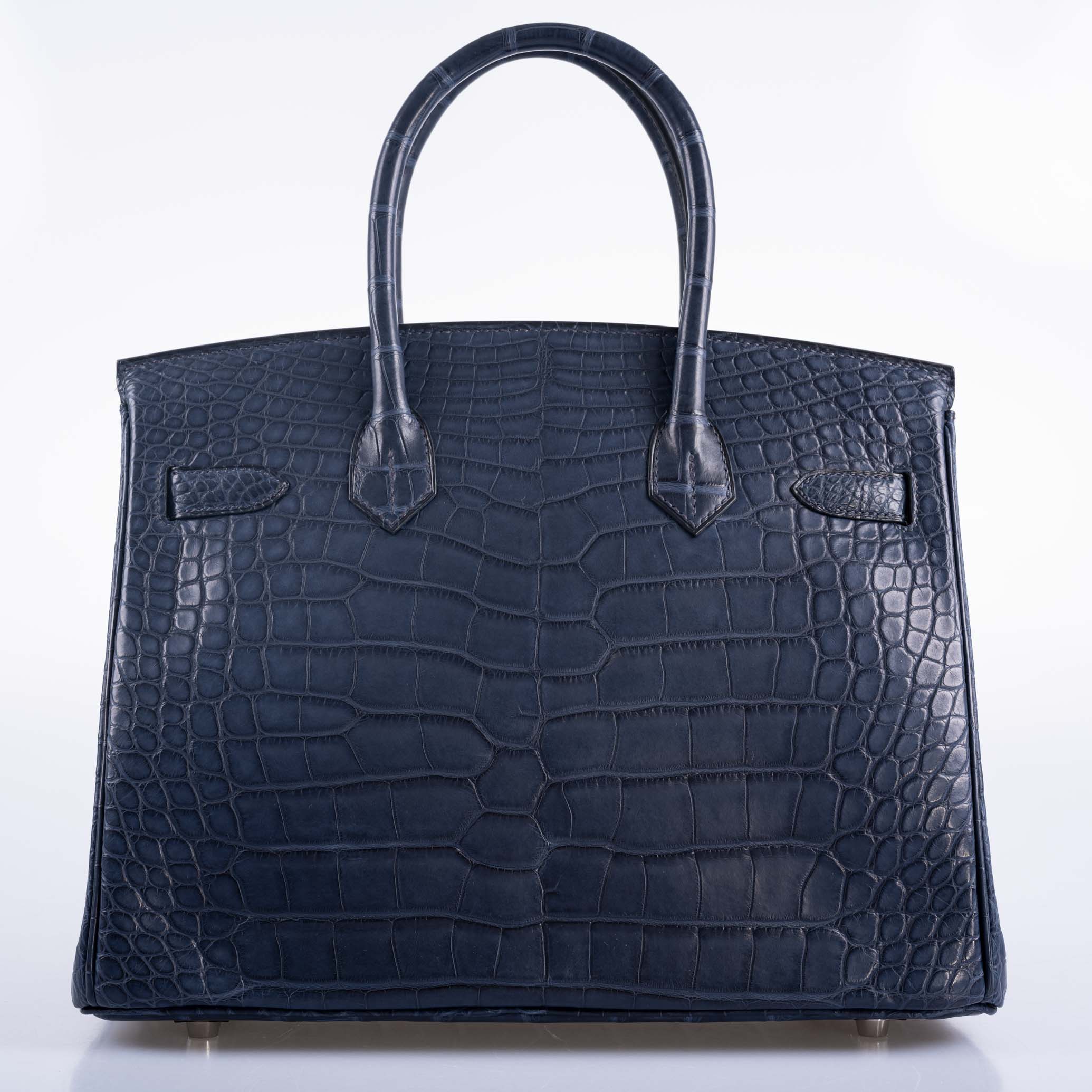 Hermès HSS Birkin 30 Blue Marine Alligator - Exquisite Design & Quality 9 Hermès HSS Birkin 30 Blue Marine Alligator - Exquisite Design & Quality - Image 9