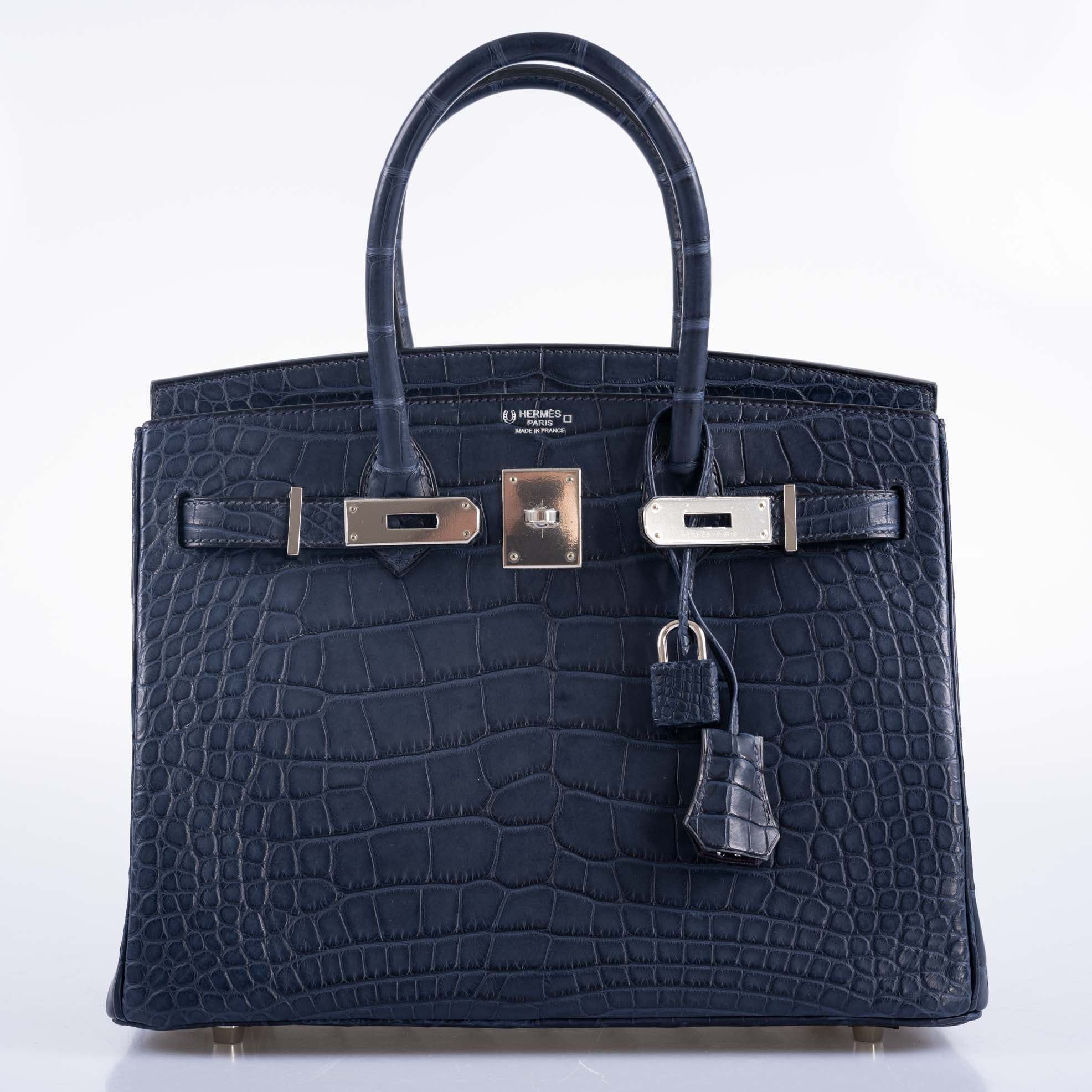 Hermès HSS Birkin 30 Blue Marine Alligator - Exquisite Design & Quality 10 Hermès HSS Birkin 30 Blue Marine Alligator - Exquisite Design & Quality - Image 10