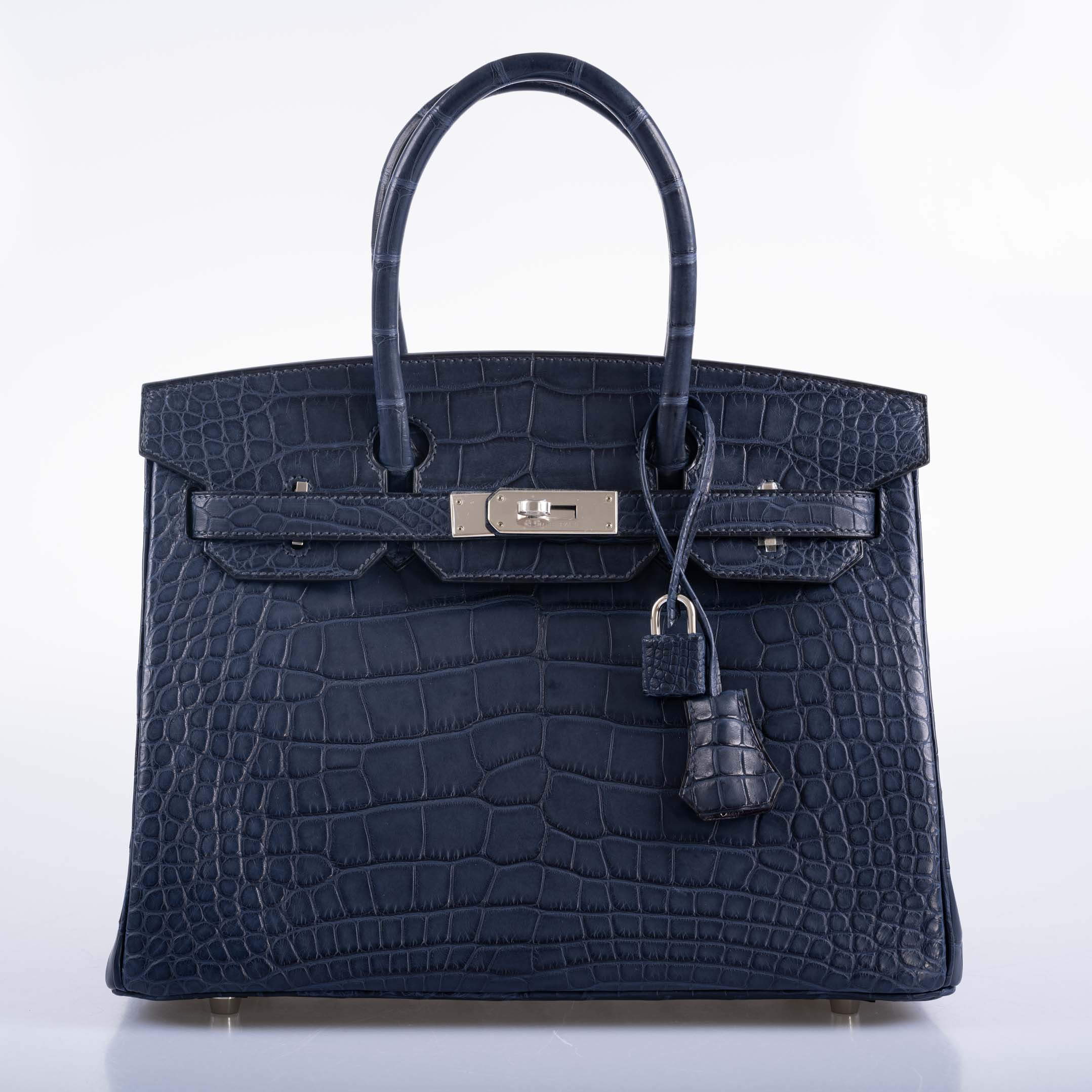 Hermès HSS Birkin 30 Blue Marine Alligator - Exquisite Design & Quality 6 Hermès HSS Birkin 30 Blue Marine Alligator - Exquisite Design & Quality - Image 6