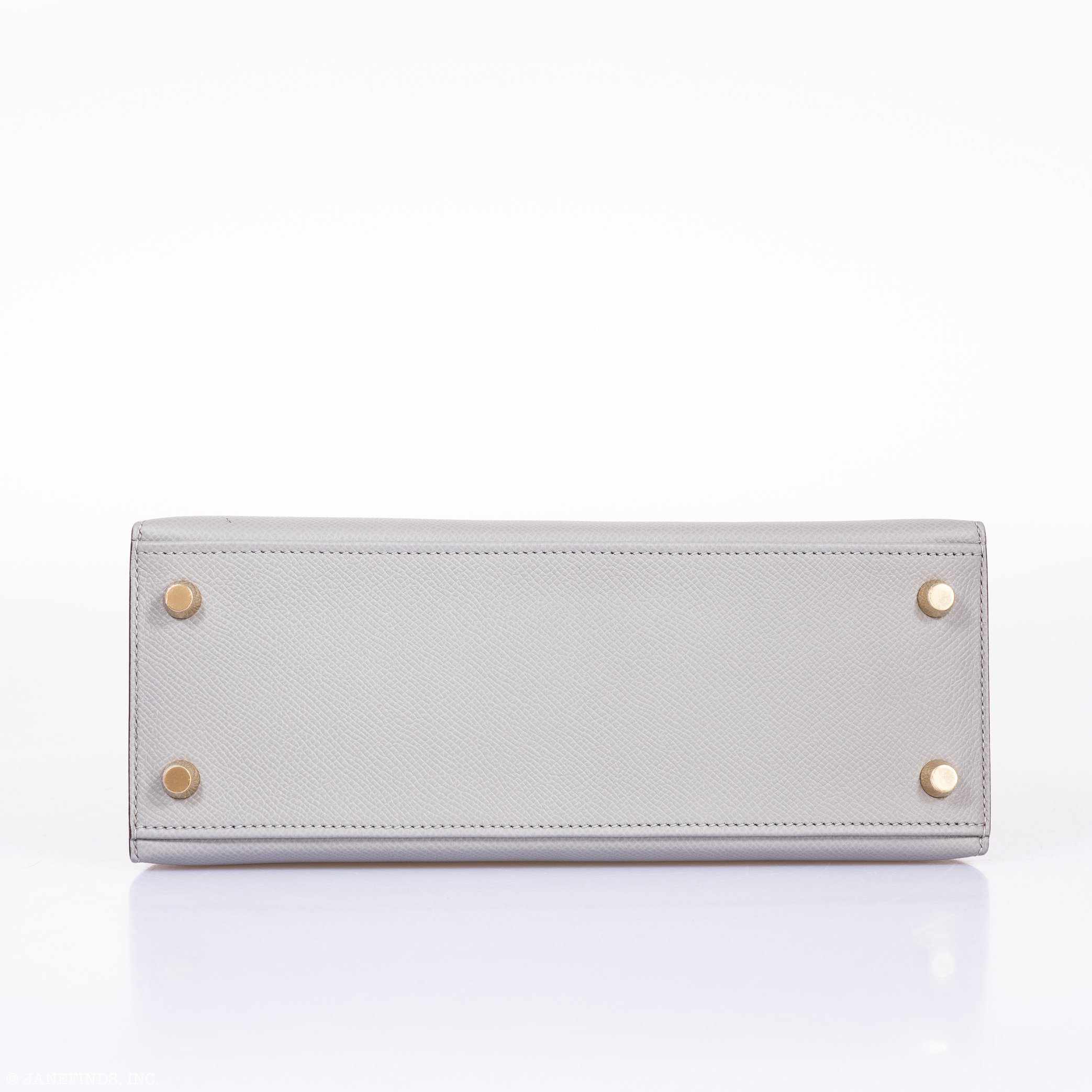 Hermès Kelly 25 Sellier HSS Bi-Color Gris Mouette Bag - Elegant Epsom Leather 5 Hermès Kelly 25 Sellier HSS Bi-Color Gris Mouette Bag - Elegant Epsom Leather - Image 5