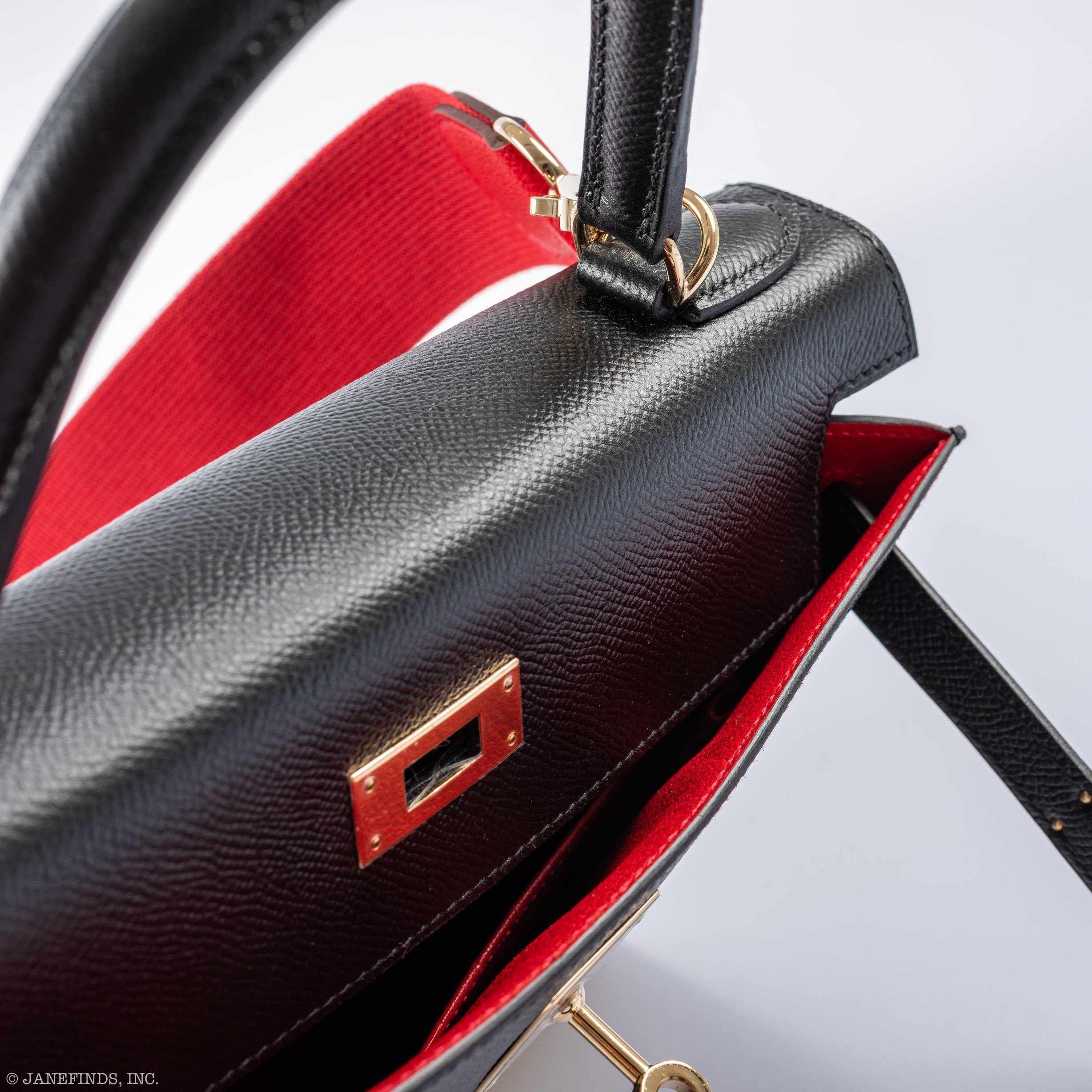 Hermès Kelly 28 Sellier HSS Black Epsom - Rose Gold Hardware 6 Hermès Kelly 28 Sellier HSS Black Epsom - Rose Gold Hardware - Image 6