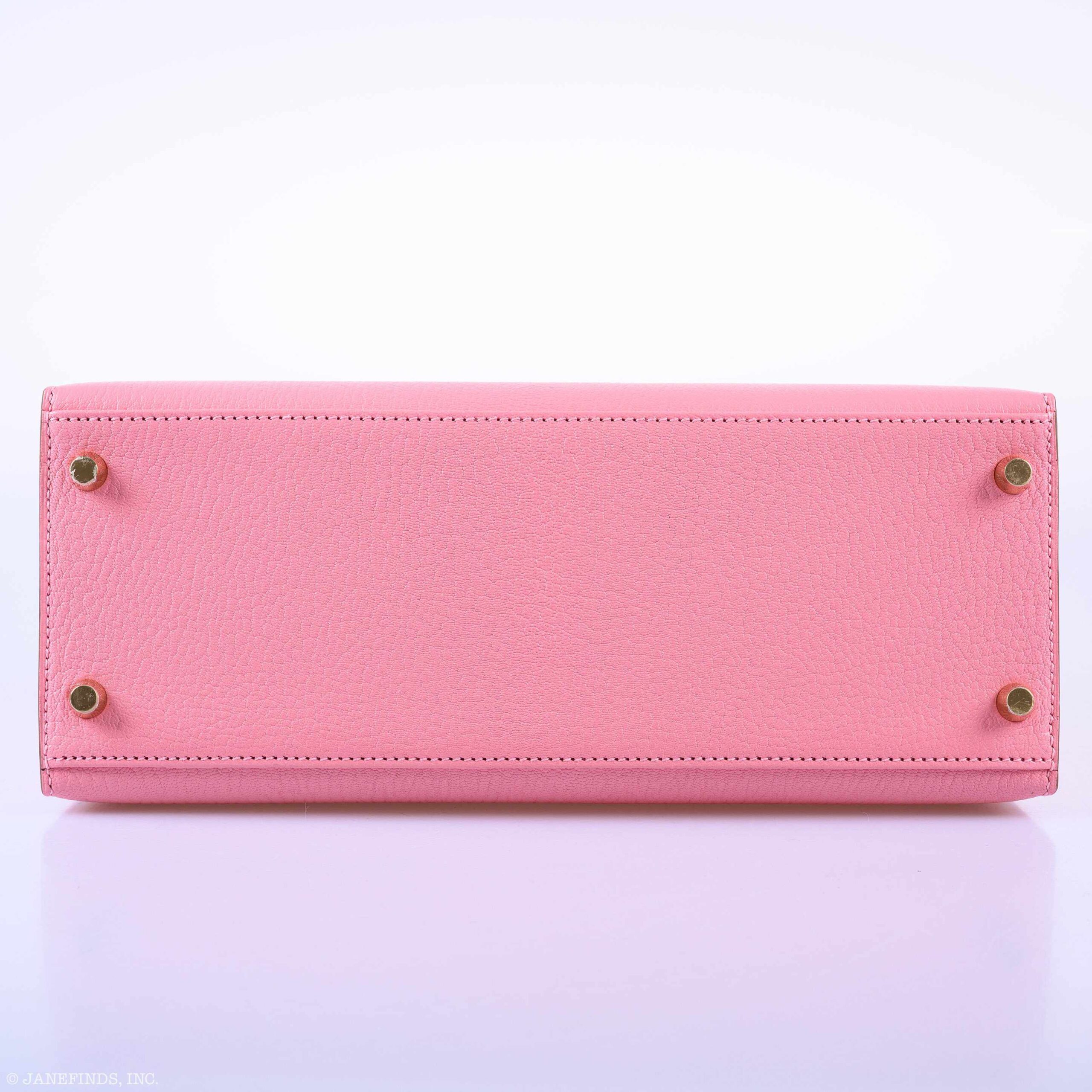 Hermès Kelly 28 Sellier HSS Rose & Blue Chevre Bag 4 Hermès Kelly 28 Sellier HSS Rose & Blue Chevre Bag - Image 4