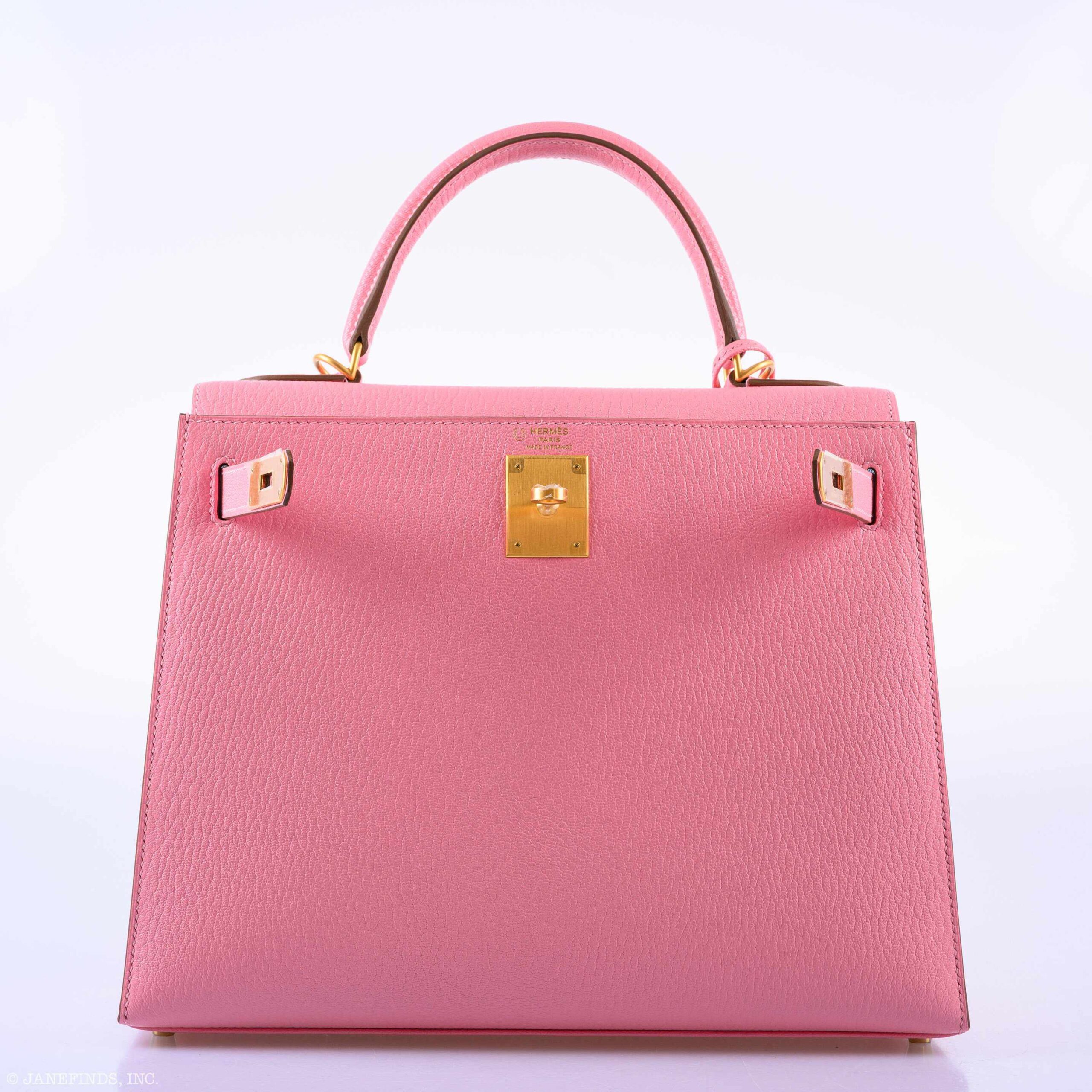 Hermès Kelly 28 Sellier HSS Rose & Blue Chevre Bag 5 Hermès Kelly 28 Sellier HSS Rose & Blue Chevre Bag - Image 5