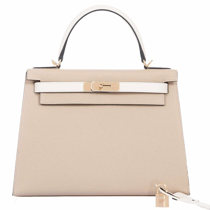 Hermès Kelly 28 Sellier HSS - Trench & Craie Epsom, Gold Hardware 1 Hermes-Kelly-28-Sellier-HSS-Trench-And-Craie-Epsom-Gold-Hardware