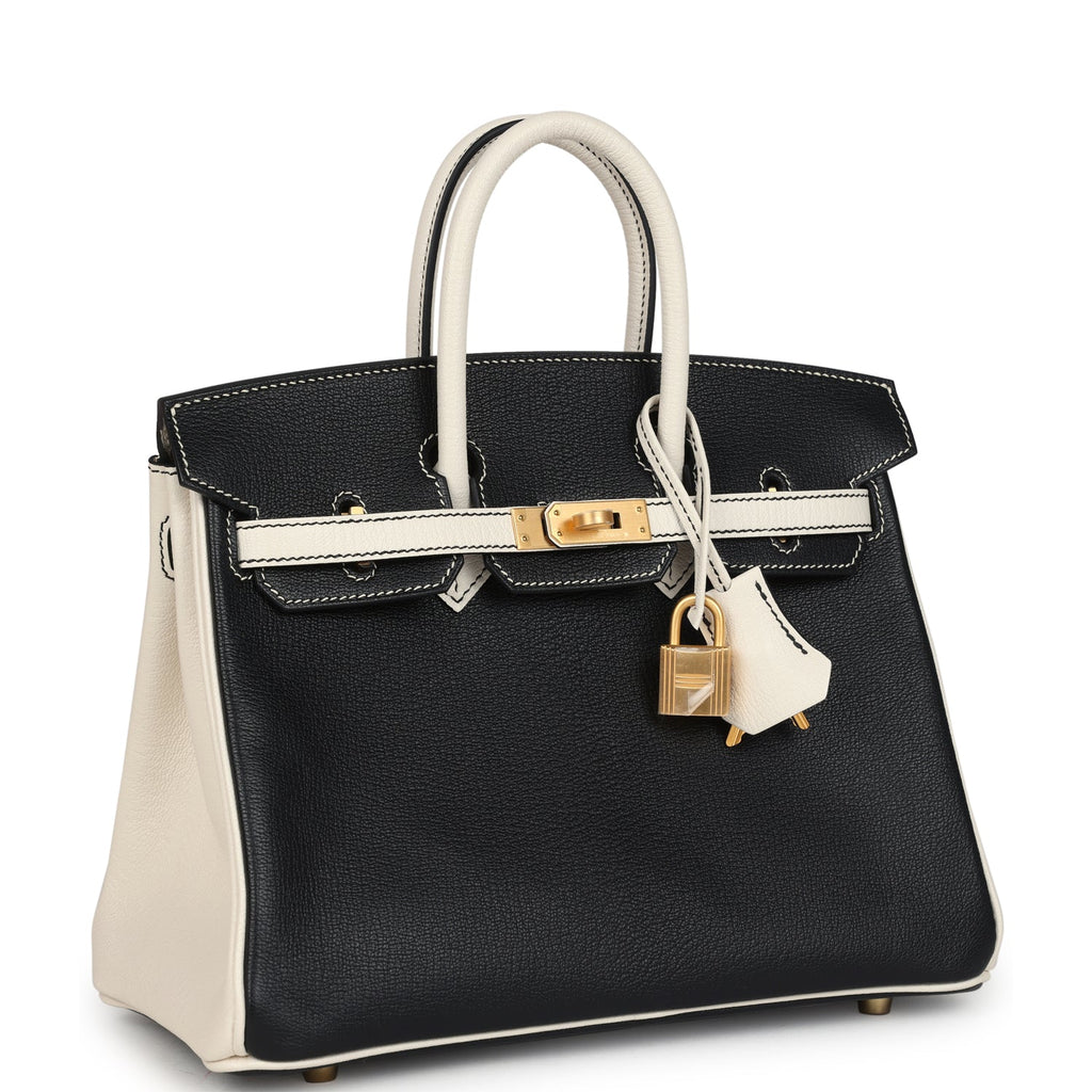 Hermès HSS Birkin 25 Bi-Color Black/Nata Chevre Brushed Gold Hardware 2 Hermès HSS Birkin 25 Bi-Color Black/Nata Chevre Brushed Gold Hardware - Image 2