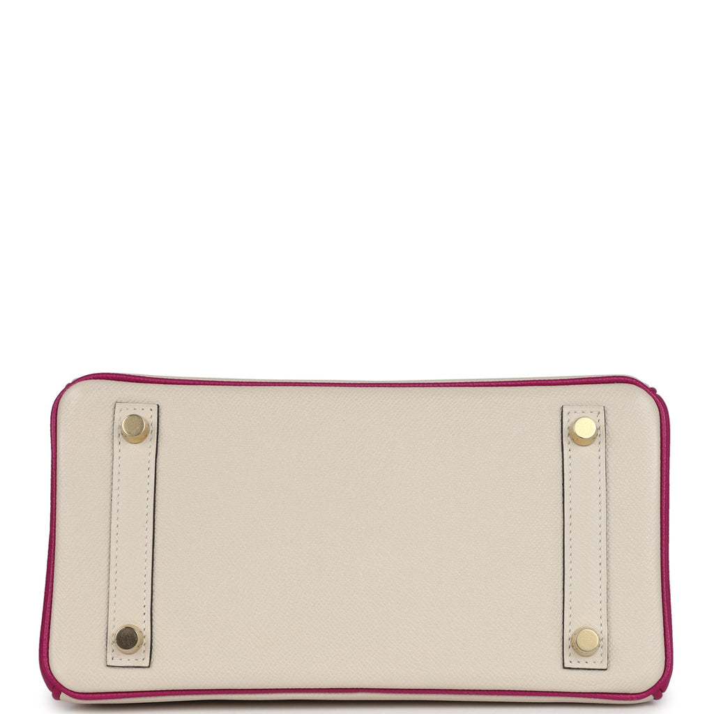 Hermès Special Order Birkin 25 Craie Rose Pourpre Epsom Gold Hardware 6 Hermès Special Order Birkin 25 Craie Rose Pourpre Epsom Gold Hardware - Image 6