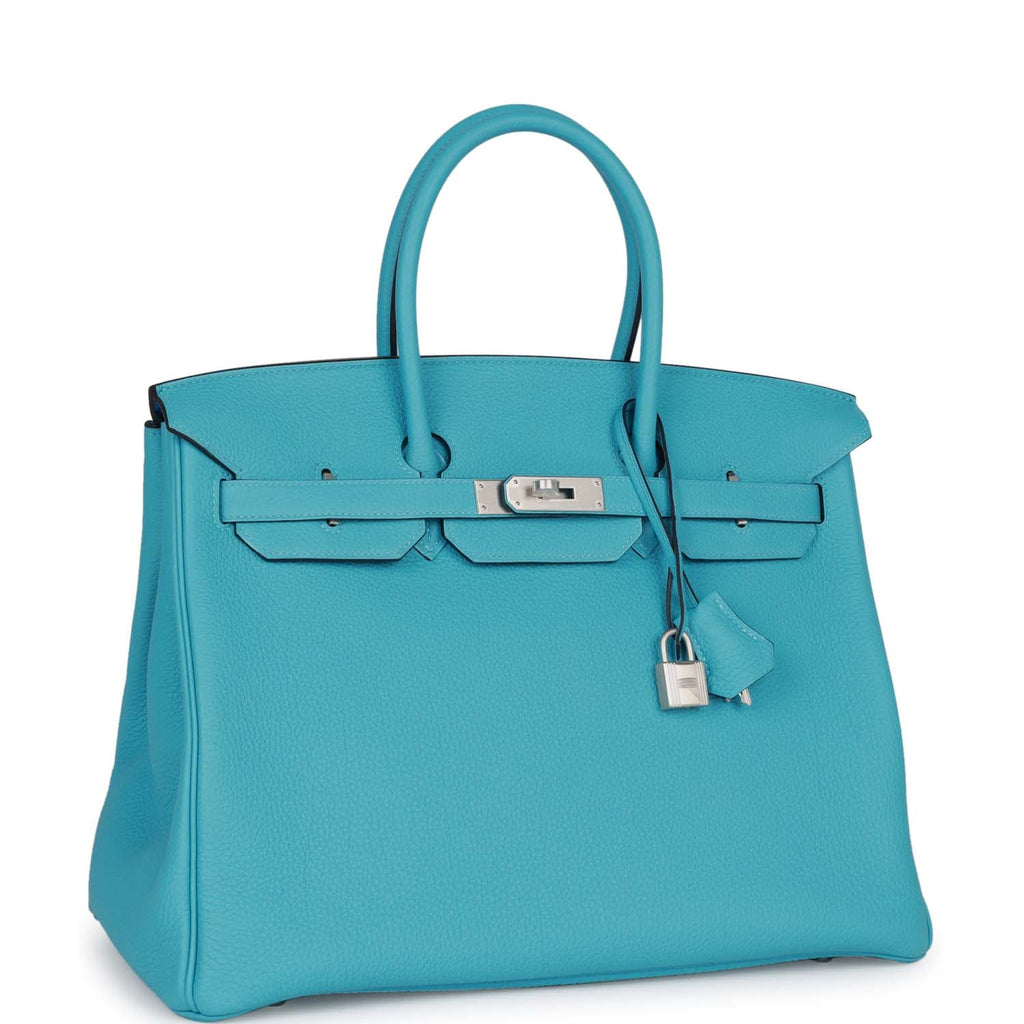 Hermès HSS Birkin 35 Bleu du Nord Verso Togo - Brushed Palladium Hardware 2 Hermès HSS Birkin 35 Bleu du Nord Verso Togo - Brushed Palladium Hardware - Image 2