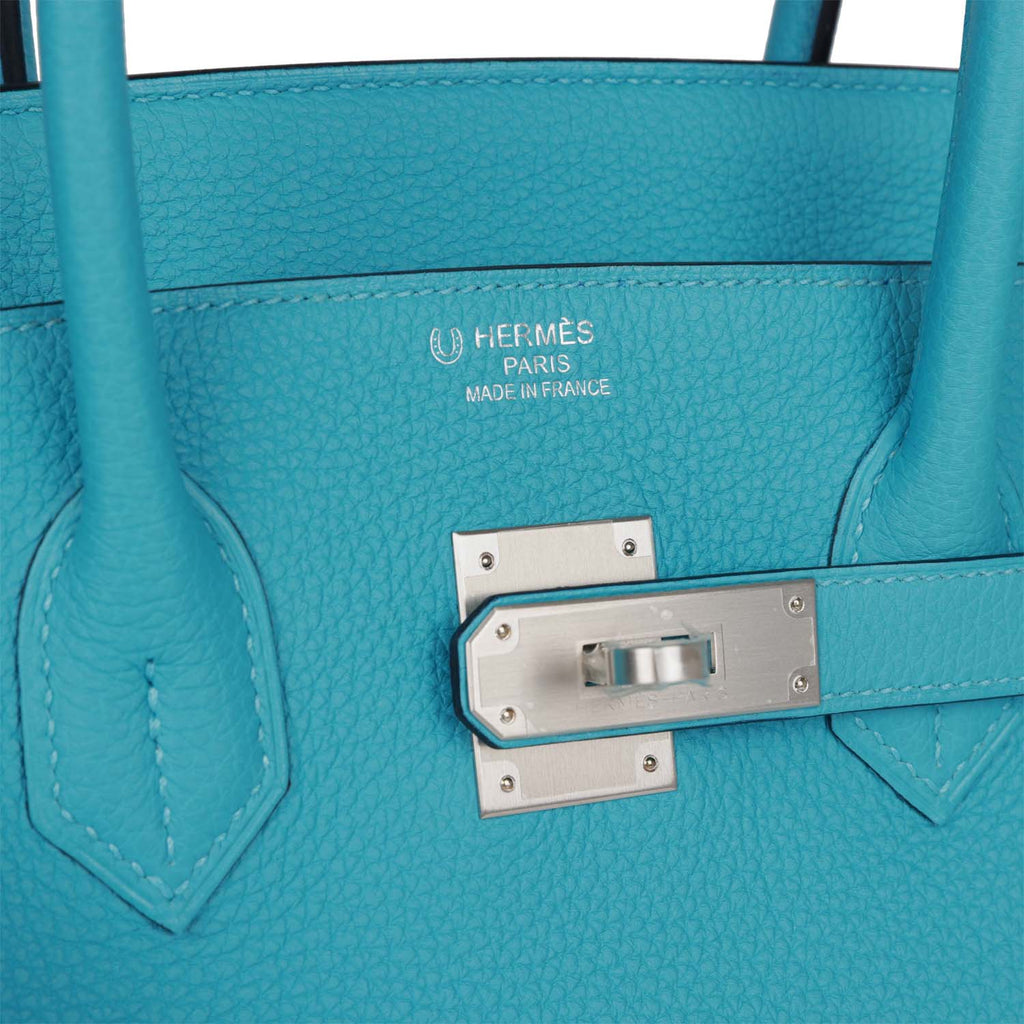 Hermès HSS Birkin 35 Bleu du Nord Verso Togo - Brushed Palladium Hardware 7 Hermès HSS Birkin 35 Bleu du Nord Verso Togo - Brushed Palladium Hardware - Image 7