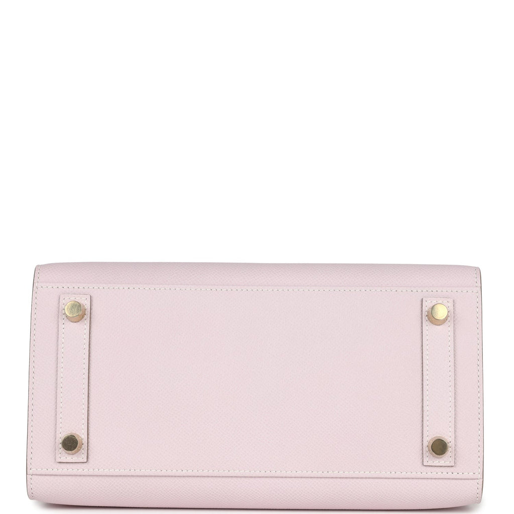 Hermès HSS Birkin Sellier 25: Mauve Pale & Craie Epsom, Brushed Gold Hardware 6 Hermès HSS Birkin Sellier 25: Mauve Pale & Craie Epsom, Brushed Gold Hardware - Image 6